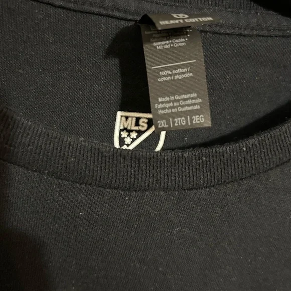 Houston Dynamo FC Black T-Shirt. Mens size XXL. - Picture 3 of 4